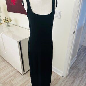 Sleeveless Tank Dress Square Neck